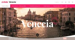 Desktop Screenshot of disfrutavenecia.com